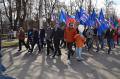 Депутаты и работники аппарата Вологодской городской Думы приняли участие в праздничной демонстрации.