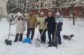 Вологодские депутаты вышли на уборку снега